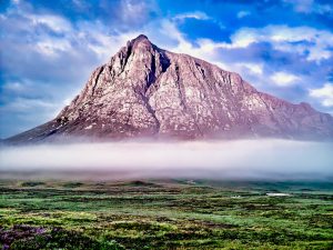 Stob Dearg with a carpet of mist